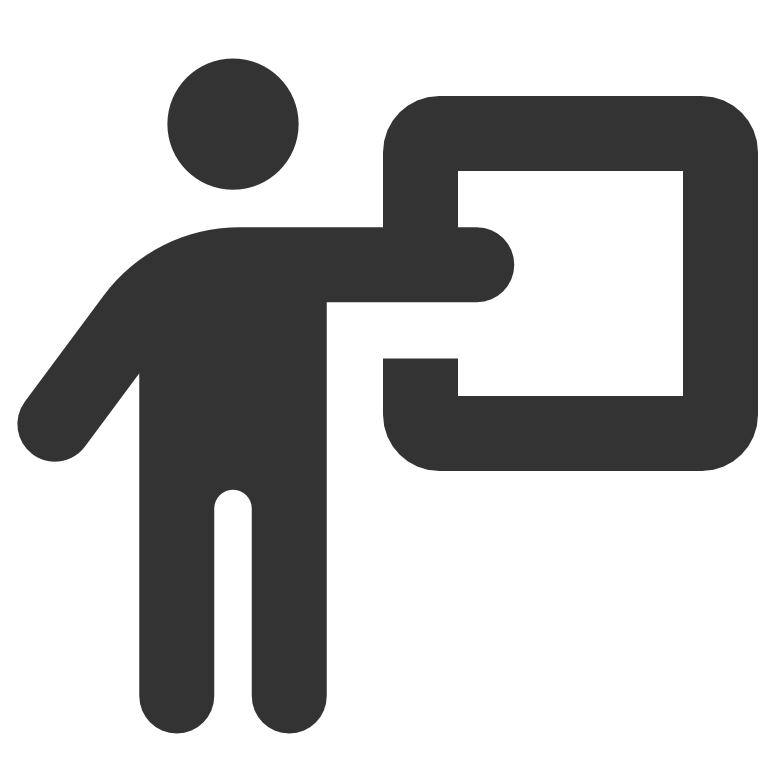 chalkboard icon